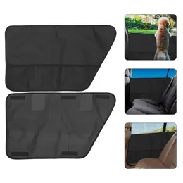 Dog Carrier 2 Pcs Indoor Mat Car Vehicle Accessories Guard Protection Pad Scratch Resistant Baby Puppy