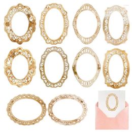 Frames Lace Scrapbooking Stickers 10Pcs Transparent Po Frame Decorative Sticker For Handmade Journal Planner