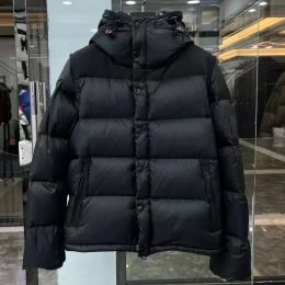 Park Polo Puffer Jacket Winter Down Jacket Mens Jackets Northe Stand Collar Thick Coats Men Women Couples Parka Winters Coat Contrast Color Matching Outfits