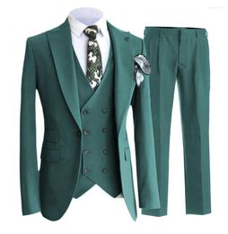 Men's Suits 2024 Business Casual Suit Small Vest Formal Banquet Teacher Professional Dress S For Men