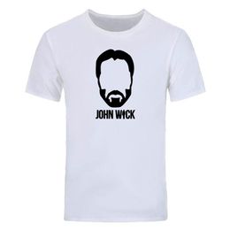 John Wick T Shirt Men Tees Fashion Printed Short Sleeve Cotton John Wick Men T-shirts Casual O-neck Tops tees DIY-0685D227w