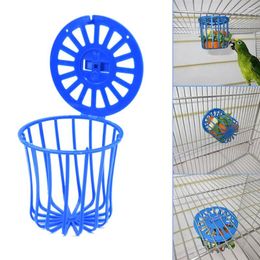 Other Bird Supplies Legendog 1pc Creative Multi-Purpose Cage Hanging Toys Fruit Vegetable Feeder Parrot And Basket