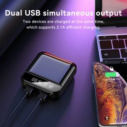 Mini Power Bank 20000mAh Portable Super Fast Charger External Battery Pack For Xiaomi iPhone Samsung Poverbank Digital Display