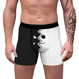 Underpants Man Boxer Underwear Print 3d Anime Long Panties For Men Polyester Comfy Fancy Shorts And Adult Low Waist 2023