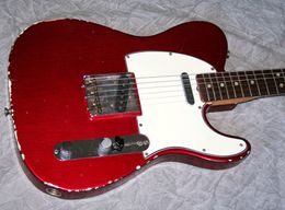 Hot sell good quality Electric Guitar 1965 Candy Apple Red Finish (#FEE0670) Musical Instruments