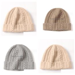 Hats Scarves Sets Knitted Beanie Winter Hat M Womens Caps Warm Couple Lovers Street Cap Bb431 Drop Delivery Fashion Accessories Gl Dh1Tc