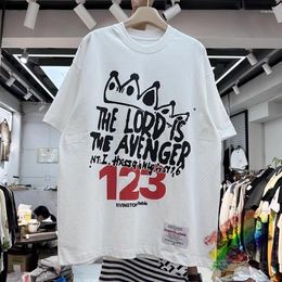 Men's T Shirts RRR123 Vintage English Alphabet Number Printing Shirt Men Women Quality RRR 123 Tee Top T-shirt