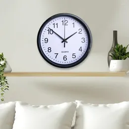 Wall Clocks Tick-free Clock Number Round For Home Office Decoration Silent Non-ticking 8 Inch Hanging Quartz Sweep