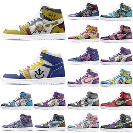 Customised Shoes 1s DIY shoes Basketball Shoes damping Men Women shoe Anime Customised Character Trend Versatile Outdoor sneaker