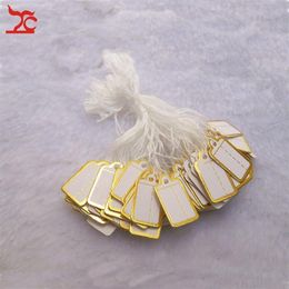 Jewellery Shop Tool Jewelry Display 200 pieces Small Tie-on TAG Gold Label Label for Jewelry s 301L