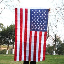 Foreign Trade World Flags, Ten Thousand Flags, American Embroidery Flags, Star Stripes, Flags, Buckles, Multiple Sizes Customised by Manufacturers