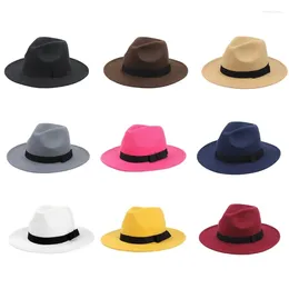 Berets Cowboy Hat Western Fedora Cap Men Magician Halloween Costume Accessories