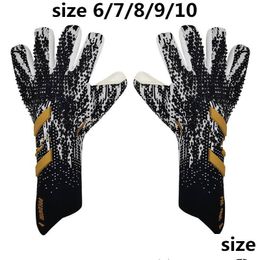 Sports Gloves 2022 Goalkeeper Gloves Finger Protection Professional Men Football Adts Kids Thicker Goalie Soccer Drop Delivery Sports Dhtgu