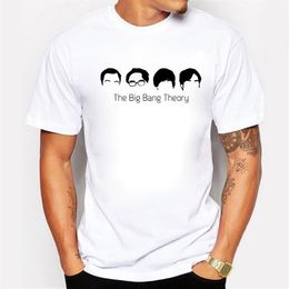 New Sundry Hairstyle Eyebrows Comical T shirt Men Funny Cotton Short Sleeve Top The Big Bang Theory T-shirt For Men Clothing1965