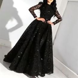 Casual Dresses Formal Evening Prom Beading For Women Female Ladies Party Long 2021 O-Neck Light Black Ball Gown Floor-Length Cloth224C