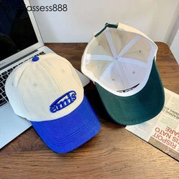 dhgate designer hat dghate baseball hat Korean Fashion Letters EMIS baseball caps for men Snapback Breathable Cotton Visor Sun Hats Soft Top Casual Couple Hat