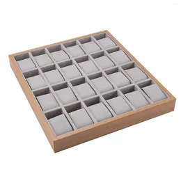 Watch Boxes 24 Slots Wooden Box Storage Holder Jewelry Bracelet Display Cases Collection Showcase Organizer Caskets Gifts For Man