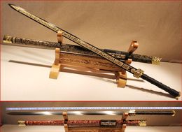 Yu's long eight-faced Han sword town house treasure sword ancient sword metal Longquan knives self-defense cold not edged2538631