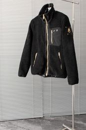 Осенне-зимняя высококачественная дизайнерская куртка, высококачественная флисовая черная куртка американского размера, верхняя мужская куртка люксового бренда