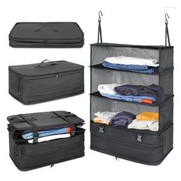 Storage Boxes 1 Set Housewares Luggage Travel Organiser Essentials Hanging Packing Cubes Shelves Laundry Compartment