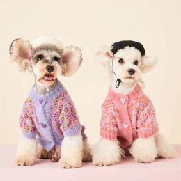 Dog Apparel Christmas Cat Dog Sweater Pullover Winter Dog Clothes for Small Dogs Chihuahua Yorkies Puppy Jacket Pet Clothing ubranka dla psa 231027