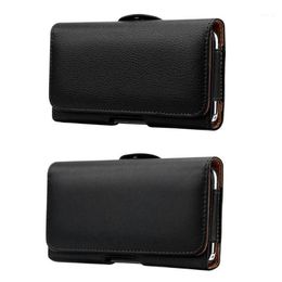 Waist Bags PU Leather Horizontal Belt Clip Pouch Phone Bag For Men 4XFF1311s