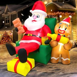 Christmas Decorations Inflatable Santa Claus Christmas Tree Arch Polar Bear with LED Light Outdoor Party Decoration for Home Garden Year 231027