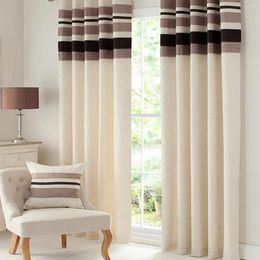 Curtain 1 PC Arrivals Blackout Curtains For Living Room Lined Satin Stitching Window Panels Kitchen Decor 8JL810