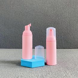 pet cosmetic pink 60ml 80ml foam lash cleanser pump bottle 100ml foaming hand soap bottle for eyelash shampoo