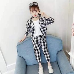 Clothing Sets Children Tracksuit Kids Girl Baby Girls Fashion Autumn Style Sports Suits Hoodies Tops Coats Pants Clothes