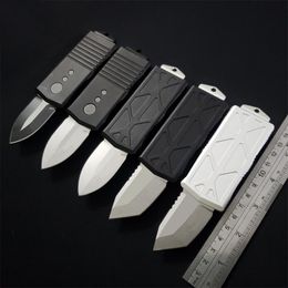 High End 5.8inch 204P Mini Exocet Knife Green Bounty Hunter Wallet Pocket Knives UT85 Auto EDC tools