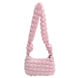 Evening Bags Women Padding Shoulder Bag Lightweight Quilted Tote Handbag Versatile Pleatd Satchel Puffer Shopping
