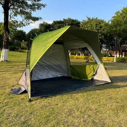 Палатки и укрытия, 2 человека, палатка для кемпинга, однослойная, уличная, с защитой от УФ-излучения, пляжный тент от солнца, навес для рыбалки, пикника, парка