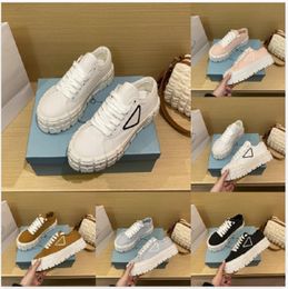 Newest Nylon Wheel Women Casual Shoes Triple White Black Brown Rose Pink Blue Womens Platform Jogging Walking Shoe Trainers Sports Sneakers