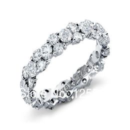 choucong Jewellery Lady's Cushion Cut 8ct Diamond Wedding Rings size 5 6 7 8 9 10 Gift 278r