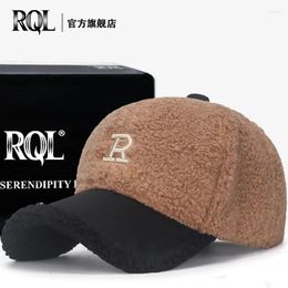 Ball Caps Winter Warm Baseball Cap Lamb Women Korean Trend LeisurWool Autumn Trucker Hat For Snapback Hats Female Solid Teddy