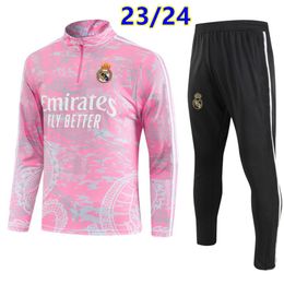 2023 2024 Real Madrids BELLINGHAM VINI JR Soccer Tracksuit Men and Kids 23 24 Football Tracksuit Training Suit Jogging Kit Chandal Futbol Survete 231