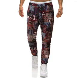 Men's Pants Feet Retro -Size Leisure Fashion Trousers Trend Ethnic With Small