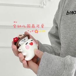 Earphone Accessories Fun and cute Genshin ghost 21 case silicone Kawaii luminous protector for AirPods 3 Pro Hu Tao anime earphones for AirPods Pro case 231027