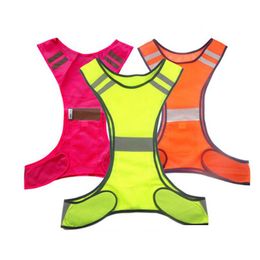 Reflective Safety Supply Wholesale Protective Equipment Led Running Vest With High Visibility Safty Lights Adjustable Gear Stripes N Dhami