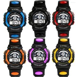 Wristwatches Led Digital Life Waterproof Cool Boy'S Multifunction Alarm Date Sports Wristwatch High Quality Casual Men'S Watches