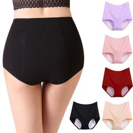 Women Seamless Panties Underwear Physiological Menstrual Period Cotton Leak Proof Briefs High Waist Plus Size Female Briefs292I