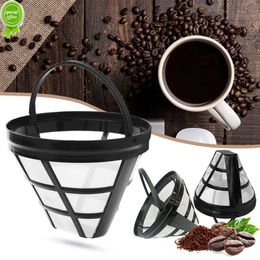 Reusable Coffee Philtre Basket Cup Style Coffee Machine Strainer Nylon Mesh Philtre Funnel Kettle Coffee Maker Tool Accessories