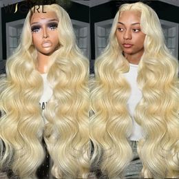 Synthetic Wigs Wigirl Blonde 613 HD Body Wave Transparent 13x4 Lace Frontal Human Hair 250% Remy Water 13x6 Front Wig For Women 231027