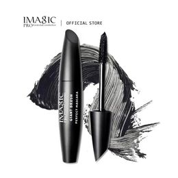 Mascara IMAGIC 4D Black Silk Fibre Eyelashes Lengthening Waterproof Long Lasting Lash Volume Eye Cosmetics 231027