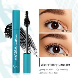 Mascara Eyelashes Lengthening Curling Ultrafine Makeup Small Brush Waterproof Long Voluminous Lasting Silky No Clumping 231027