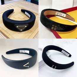 Designer Hairpin Headbands Elastic Hair Hoop Hair Jewelry Handmade Retro Style Exaggerated Personality Temperament Headband Wholes269D