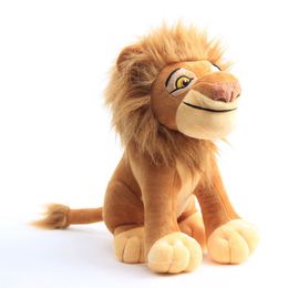 28CM Plush Lion Toys Stuffed Animals Dolls The Forest King Soft Plushie Cartoon Animal Toy For Kids Christmas Gift