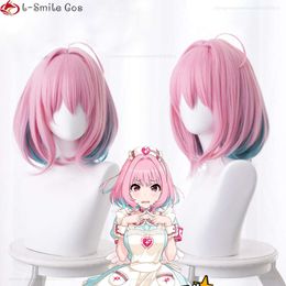 Catsuit Costumes Yumemi Riamu Game THE IDOLM CINDERELLA GIRLS Cosplay Long 38cm Heat Resistant Synthetic Hair Party Wigs + Wig Cap