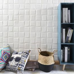 Wallpapers Self-Adhesive Wall Sticker Marble Wallpaper Imitation Brick DIY Home Decoration Kidroom Kitchen Bedroom